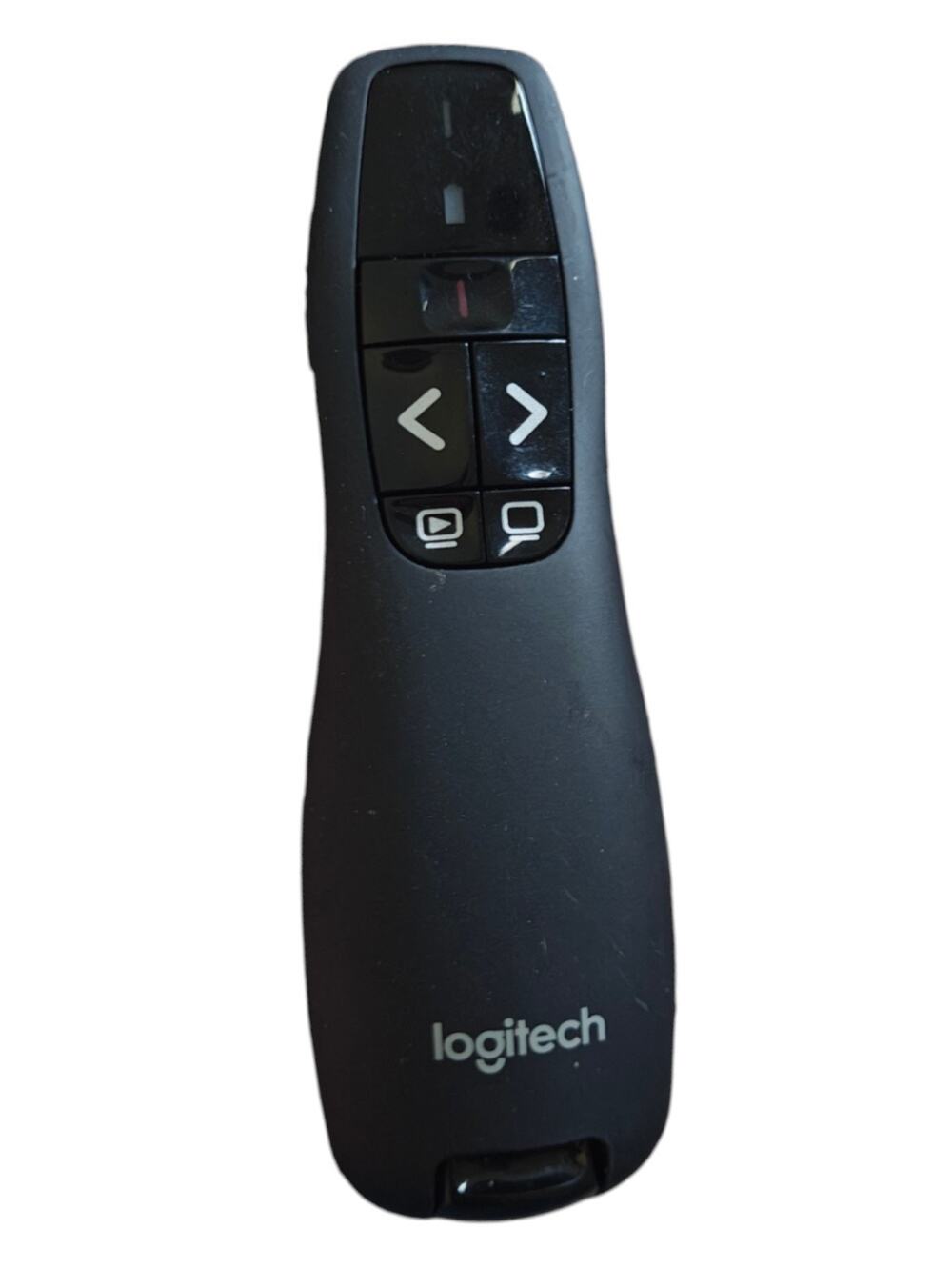 Logitech R400 Wireless Presenter, Laser Pointer with 50ft. Wireless Range, Black